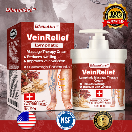EdemaCare™ VeinRelief Lymphatic Massage Therapy Cream